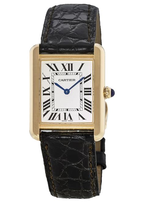 cartier women's tank watches|cartier tank solo watch women's.